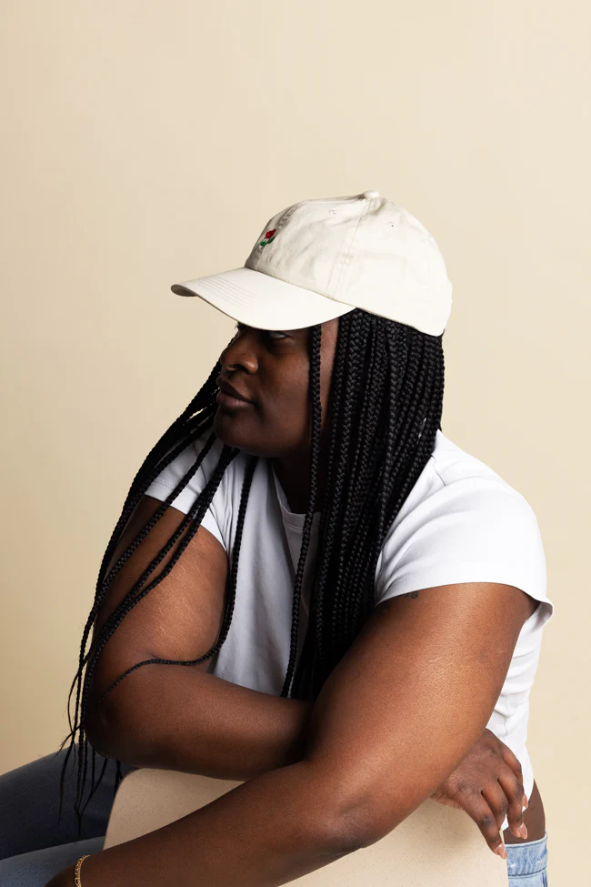 Cream Rose Hat - Image 3
